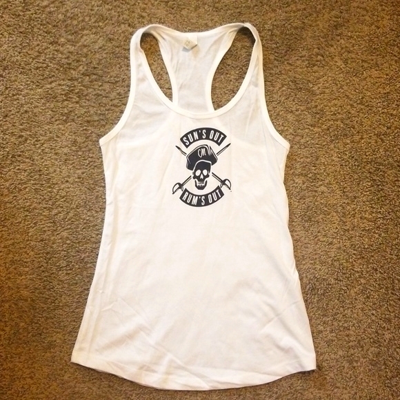NWOT Sun's Out, Rum's Out Tank Top - Picture 2 of 2